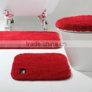 Bathroom 3-piece Set Rug Mat Waterproof Bathroom Carpet thumbnail-4