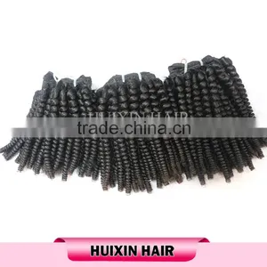 Popular Small Curly Hair, Grade 7A Virgin Hair, Top Mongolian Kinky Curly Hair Human Hair Weave thumbnail-2