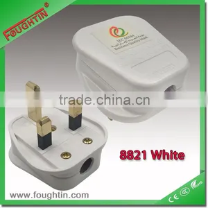 UK Certified SASO Certified PC Electric Plug 13A Fused Plug thumbnail-1