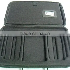 Zipper Enclosure and Durable Exterior, GLCON Black Rectangle Shaped Portable Protective Hard EVA Case thumbnail-1