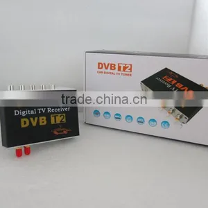 HD Double Tuner Car DVB-T2 Digital TV Receiver H.264 MPEG-4 Speed Can Reach 120-150km/h Use for Thailand Columbia Russia Etc. thumbnail-5