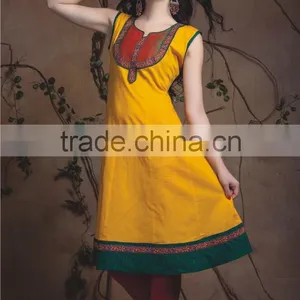 Pure Cotton Lahariya Style Printed Kurti thumbnail-1