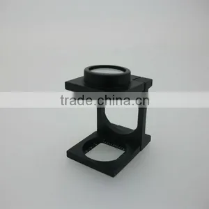 TH-9008A 20X Zinc Metal Folding Magnifier Print LED Magnifier LED Folding Pocket Magnifying thumbnail-1