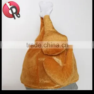 Roasted Turkey Chicken Hat Adult Costume Accessory NEW Thanksgiving thumbnail-5