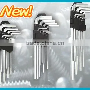 Hot Sales 9 PCS Long Style/Medium Style/ Short Style Hex Key Wrench Set thumbnail-1
