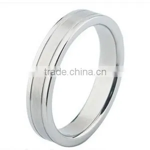 2016 High Polished Classic Plain 316L Stainless Steel Ring for Lover thumbnail-4
