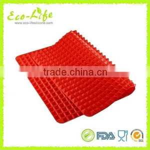 Silicone Cooking Mat Kitchen Utensils New Pyramid Pan Fat Reducing Textured Non Stick thumbnail-4