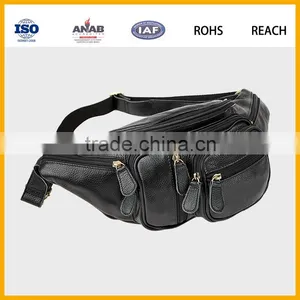 Leather Multi Compartment Fanny Pack Waist Bags thumbnail-3