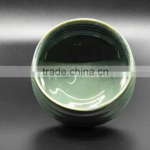 High Quality Handmade Green Glazing Ceramic Matcha Bowl thumbnail-2