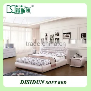 Royal Household Leather Cheap pu Bed DS-266 thumbnail-1