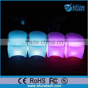 Rechargable Waterproof RGB Led Light Bars Chairs,luminous Led Sofa Chair thumbnail-2