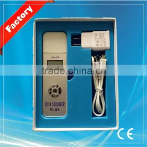 Ultrasonic Face Scrubber LCD Liquid Crystal Display LW-008 Face Massager Portable thumbnail-4