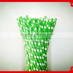 Party Supplies Food Grade Print Straw Pack in PVC Tube Paper Drinking Straws for Wedding Party thumbnail-1