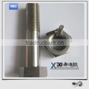 Alloy 601/2.4851 Alloy 625 / 2.4856 . Alloy600 / 2.4816 Din931 Hex Bolt & Nut thumbnail-1