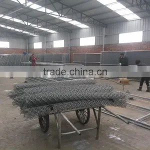 8x12 Feet Temporary Chain Link Fence Panels/portable Event Fencing American Model 6'x12' Temporary Chain Link Fence for Yard thumbnail-1