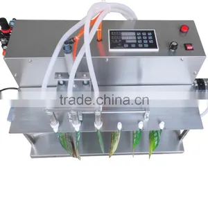 Electric Digital Control 6L Flow Rate 3 Nozzles Spout Bag Filling Machine For Spice Water thumbnail-1
