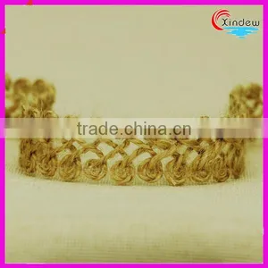 2cm Linen Trimming Symmetrical Circle Shape thumbnail-2
