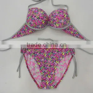 2014 Printed Girls Bikini Swimwear thumbnail-1