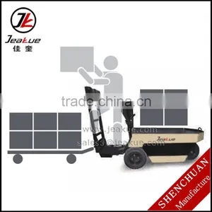 CE Approval Useful Goods Carrier 2.5T Electric Tow Tractor thumbnail-2