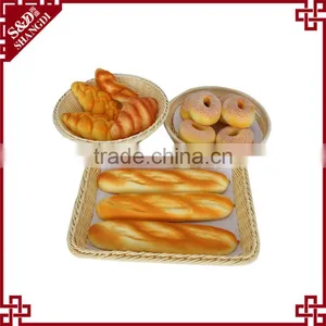 Eco-friendly Washable Plastic Rattan for Supermarket Kitchen Fancy Cheap Wholesale Baskets thumbnail-5