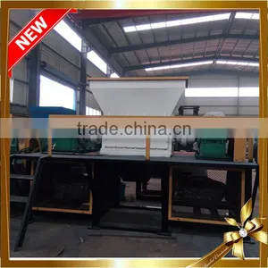 Multipurpose Tires and Plastic Glass Bottles Two Shaft Crushing Machine thumbnail-3