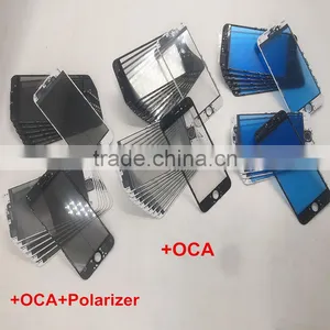 Glass Lens +Frame +oca 4 in 1 Film+Polarizer Film for Iphone 7 7P for Iphone 6 6S for Iphone 6P 6SP thumbnail-4