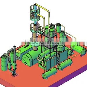 DAYI Used Engine Oil Refinery Machinery to Get Diesel.waste Engine Oil Distillation Machine thumbnail-3
