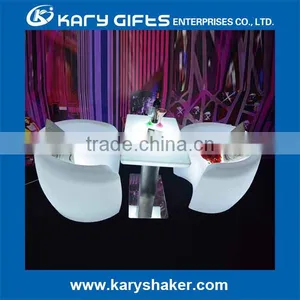 Modern Design Beautiful Arm Chair Accent Hotel Table Chair With Led thumbnail-3
