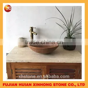 2016 Red Gradient Indoor Granite Top Stone Wash Basin thumbnail-6