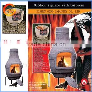 2014 Hot Selling Clay BBQ Machine Not Coated Charcoal BBQ Grill for Sale thumbnail-1