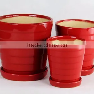 Light Blue Ceramic Pot With Plate thumbnail-3