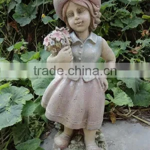 Resin Snow White Elegant Lady Figurines With a Pot in Hand thumbnail-3