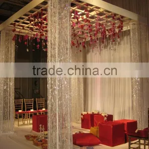Mehandi Crystal Mandap Indian Wedding Mandap & Gate thumbnail-2