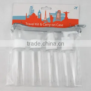 4pcs Travel Bottle Set Plastic Travel Bottle Kit Color Cheap Travel Bottle Set thumbnail-1