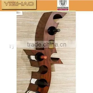 Custom Design Wooden Red Wine Holder, Single Wooden Wine Rack, Wine Rack thumbnail-1