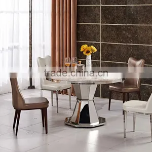 Round Dining Table Designs for Restaurant Furniture thumbnail-1