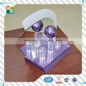 2015modern Design Acrylic Cosmetic Display Stand/hot Selling Fashionable Acrylic Perfume Display Rack Made in China thumbnail-1