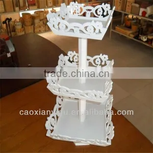Wine Glass Display Wooden Rack With Beautiful Carve thumbnail-1