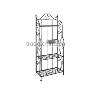 Powder Coated Black 4 Tier Metal Display Stand thumbnail-1