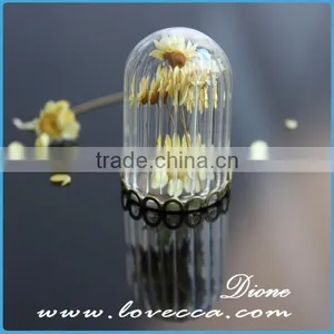 Mini Glass Decoration Bottle Charms for Necklace Pendants Wish Pendant Tube Bottle Vial thumbnail-3