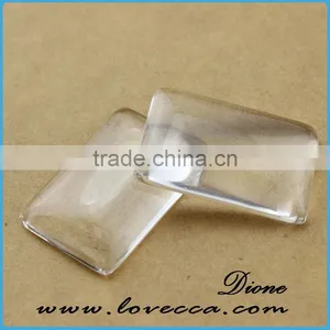 Various Shape DIY Jewelry Cabochon 8-30MM Flat Back Clear Crystal Glass Cabochon thumbnail-5