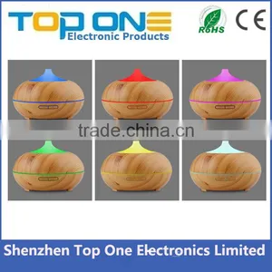 2017 Hot Sale Wooden Grain Home Electric Ultrasonic Aroma Mist Diffuser thumbnail-1