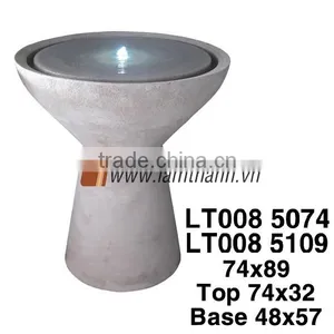Wholesale B2B Vietnam Round Bowl Stone Garden Decor thumbnail-1