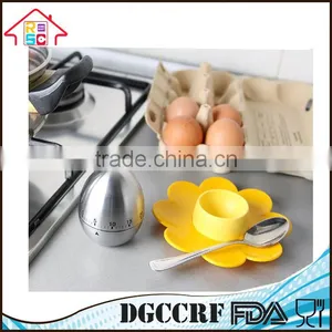 Mechanical Dial Cooking Kitchen Timer Alarm 60 Minutes Stainless Steel Cute Kitchen Egg Timer thumbnail-1