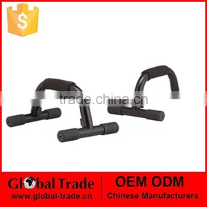Chrome Push Pull Up Stands Press Bar Home Gym Exercise Workout Foam Handles PAIR H0100 thumbnail-1