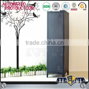 Factory Direct KD Structure Staff Locker Single Door Steel Wardrobe Locker Cabinet thumbnail-3