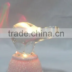 LED Electronic Light Acrylic Crystal Polar Bear Animals Toys thumbnail-3