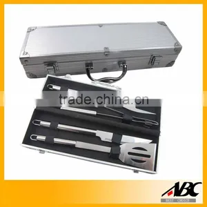 Fashion Item Aluminum Case Stainless Steel BBQ Tool Set thumbnail-1