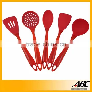Good Quality Kitchen Tool Silicone Slotted Spoon thumbnail-2