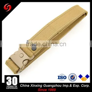 Circle Tactical Buckle Nylon Army Camouflage Tactical Color Belt With Brim and Hook and Loop thumbnail-3